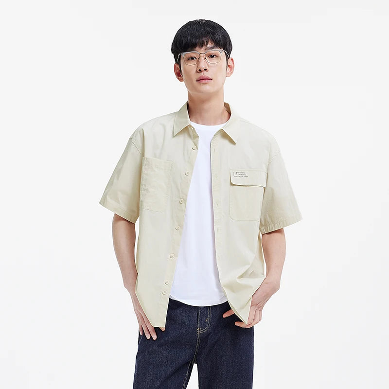 Semir Mens Shirt 2026 Short Sleeve Classic Workwear Tops Simple Trendy Casual Style Soft Comfortable Daily Wear