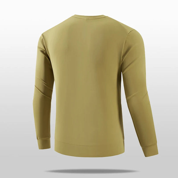 SBWL Men's High-Quality Outdoor Sports Long-Sleeved T-Shirt Autumn Winter Spring Leisure Running Leisure Tops