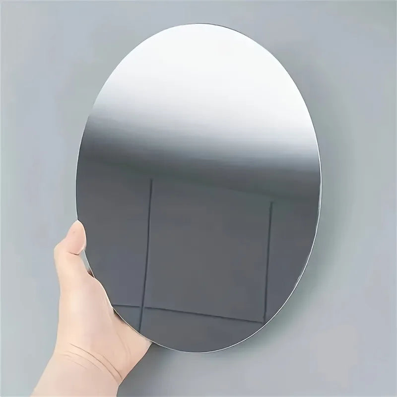 1PC Self-Adhesive Acrylic Bedroom Makeup Mirror Wall,Decoration Soft Mirror Sheet,for Bedroom,Bathroom,Living Room