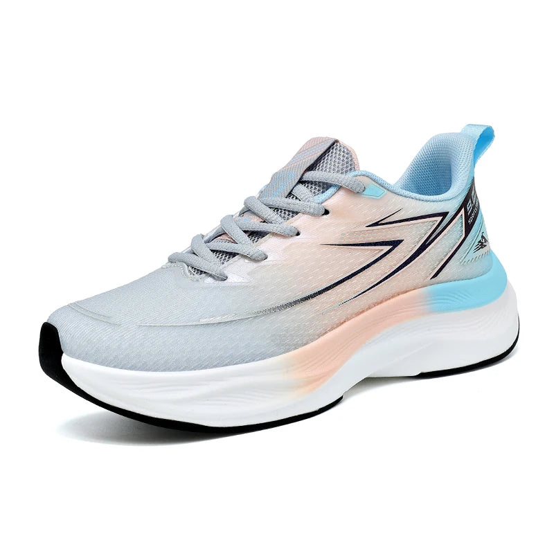 Mens Running Shoes 2025 New High Quality Jogging Shoes Fashion Casual Flat Lace-up Lightweight Sneakers for Women