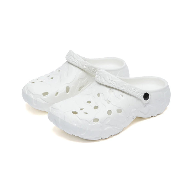 Plus Big Size 46 47 Summer Rubber Sandals Men Clogs Garden Shoes Zuecos Hombre Cholas Man Clog Beach Shoes Wide Foot