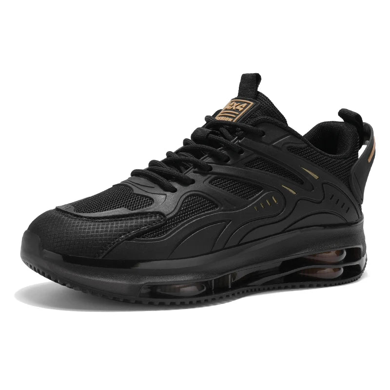Men's plus-size mesh casual sports shoes summer breathable soft-sole outdoor absorb shock running shoes student light sneakers