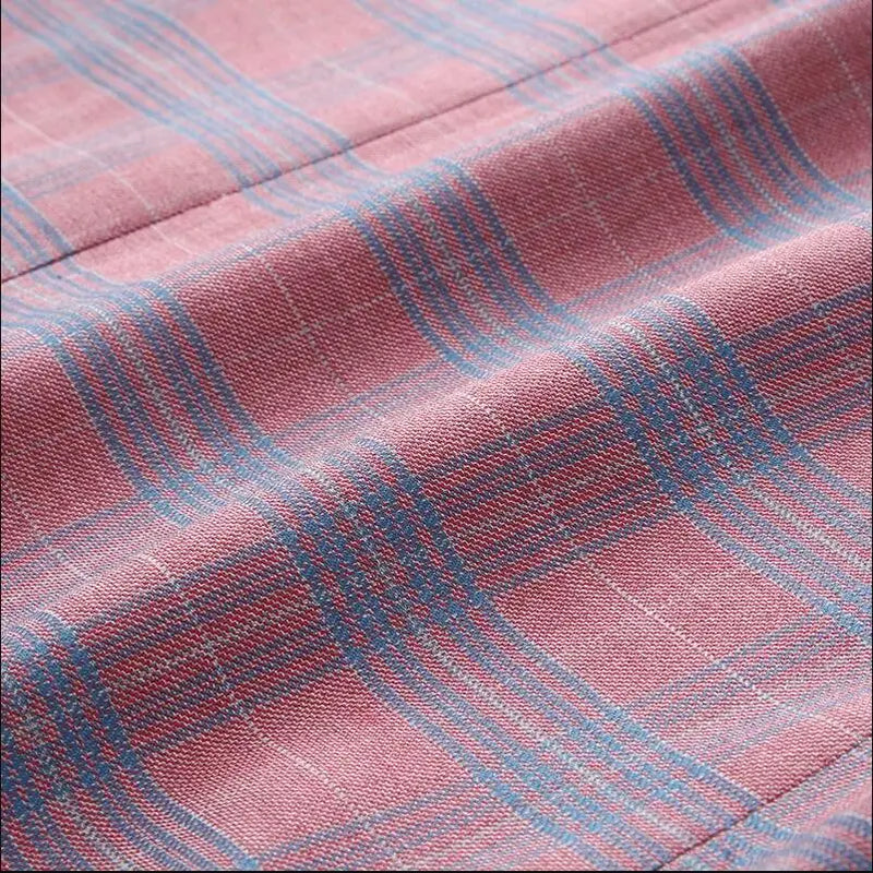 2026 Men's Gray-Purple Striped Plaid Suit Vest, Asian Sizes Red Slim Vests, Single-breasted V-neck Waistcoat, M-4XL 5XL 6XL