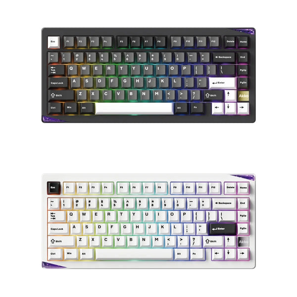 Akko 75% VIA Mechanical Keyboard Gem 01 81Keys Layout