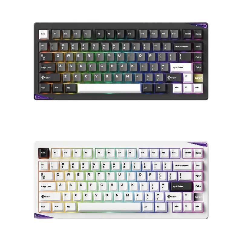 Akko 75% VIA Mechanical Keyboard Gem 01 81Keys Layout