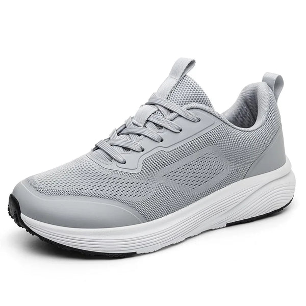 Men Wide Toe Athletic Shoes Lightweight Breathable Mesh Sneakers Non-slip Rubber Sole Walking Running Shoes For fat Feet