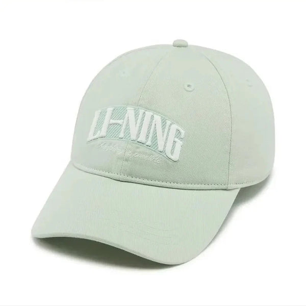 មួកបេស្បល Li-Ning សម្រាប់បុរស និងស្ត្រី ទំហំ 56-60 សង់ទីម៉ែត្រ កប្បាស 100% ដែលអាចដកដង្ហើមបាន មួកទាន់សម័យសម្រាប់លំហែកាយ AMYW127