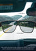 ROCKBROS Polarized Sunglasses Men's Driving Shades Dual-use Lens Camping Hiking Fishing Women UV400 Sports Cycling Eyewear