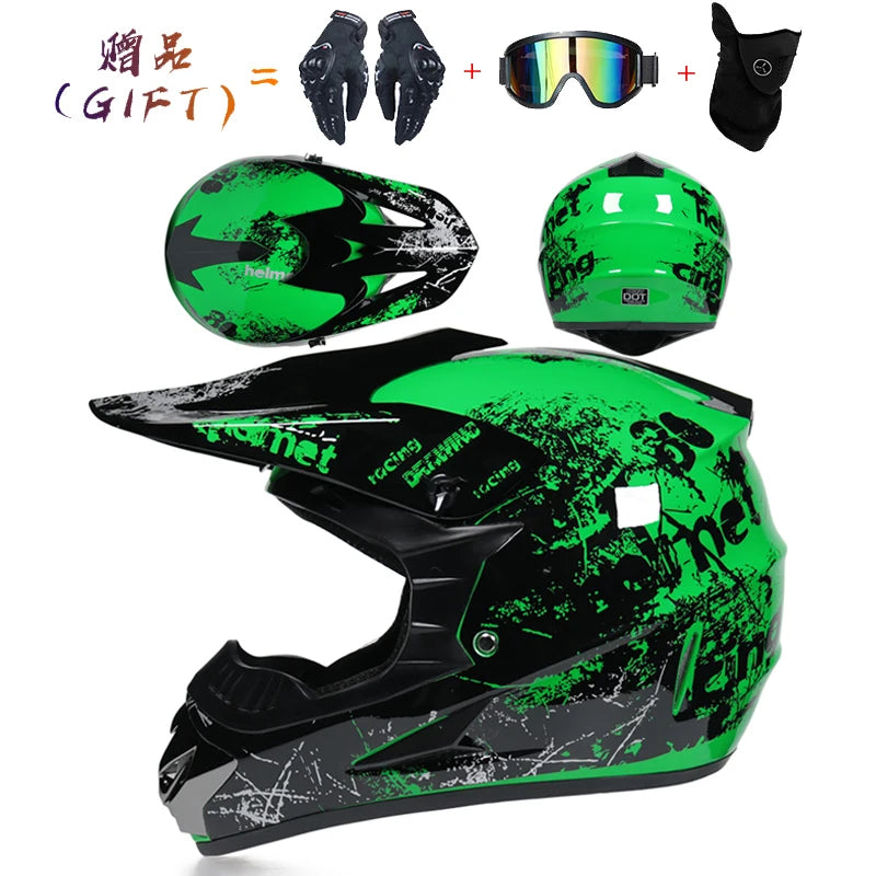fiery Motocross Helmet Off Road Professional ATV Cross Helmets MTB DH Racing Motorcycle Helmet Dirt Bike Capacete de Moto casco