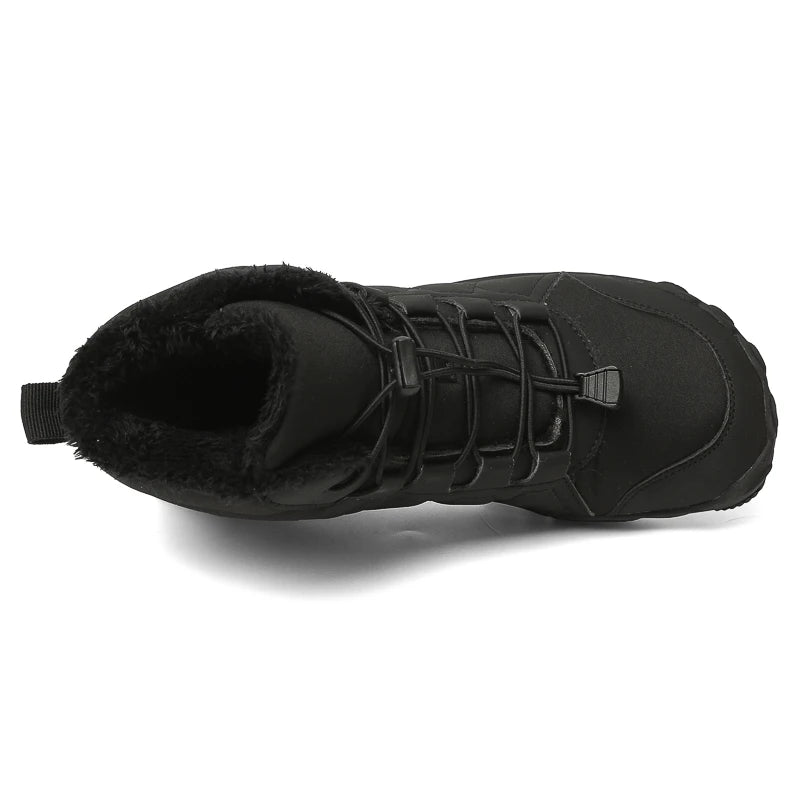 Winter Mens Ankle Snow Boots Men Plush Warm Shoes Unisex Snowboots Cotton Shoes Size 35-46 47 48 Dropshipping