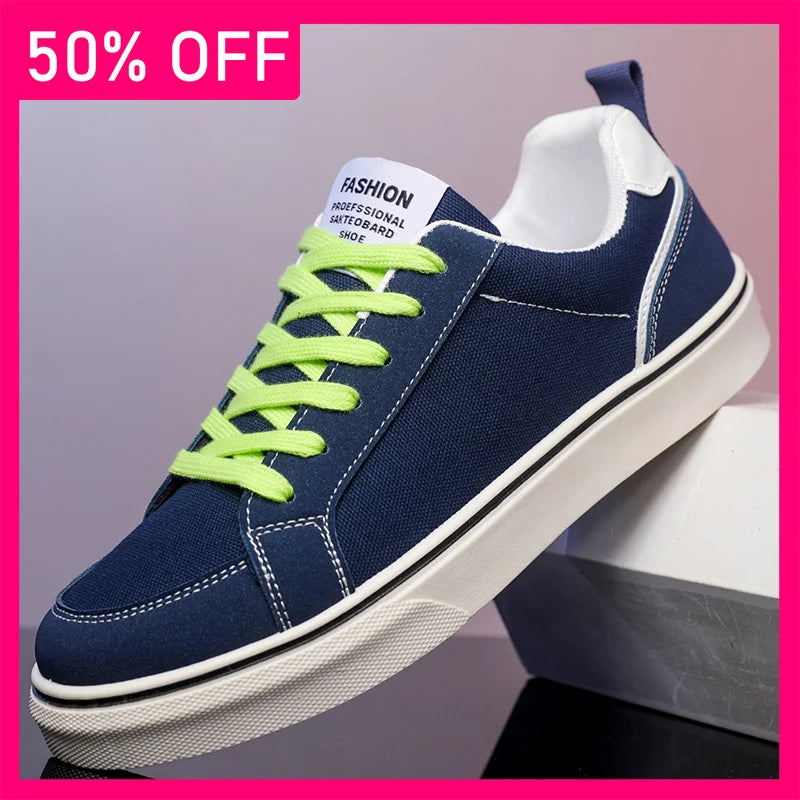 Men Board Shoes Summer New Breathable Versatile Soft Sole Comfortable Daily Casual Shoes Lightweight Youth Walking Shoes for Men
