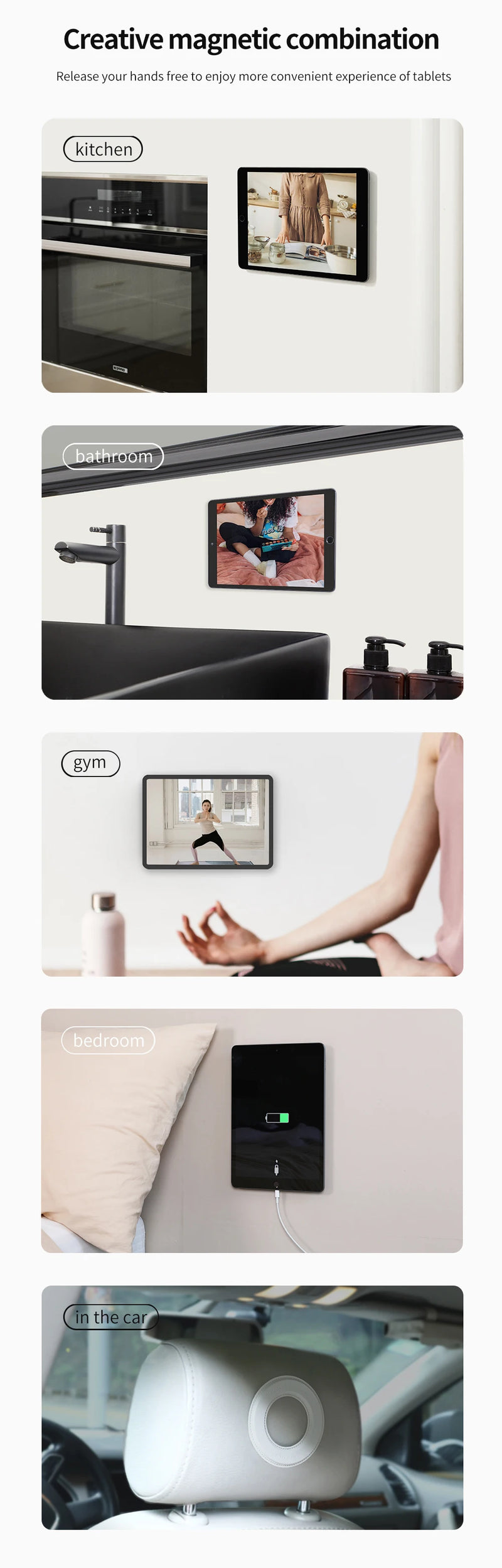 For iPad Pro 12.9 Ipad Magnetic Holder NILLKIN 1pcs Magnetic Sticker For iPad Pro 11 Magnetic iPad Wall Mount for Car Cradle
