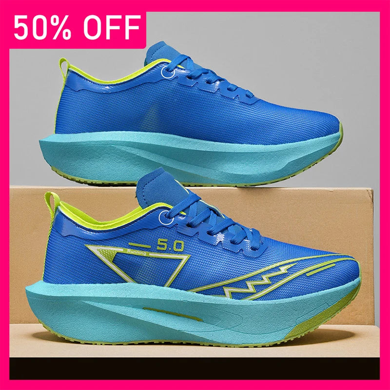 Unisex Sports Shoes Trendy Mesh Breathable Spring Running Tennis Shoes 2026 New Comfortable Thick Soled Fitness Shoes for Men