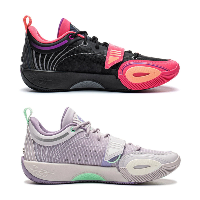 ស្បែកជើងបាល់បោះអាជីព Li-Ning សម្រាប់បុរស WADE ALL CITY 14 ENCORE SUPER BOOM ទន់ស្រួលពាក់ ស្បែកជើងប៉ាតាស្រាល ABAW053