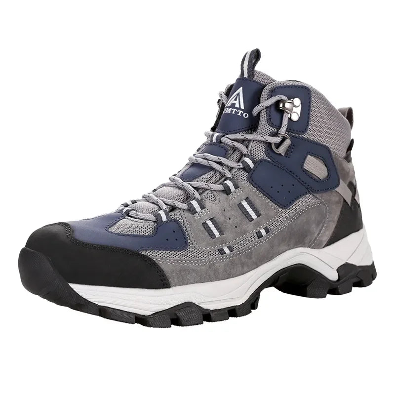 HUMTTO Hiking Men's Sports Shoes Anti-slip Military Boots Winter Trekking Shoes for Men 2023 Breathable Outdoor Work Sneakers