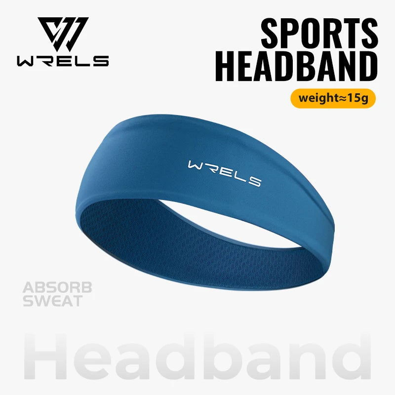WRELS Sports Headband for Yoga Fitness Workout Breathable Headband Running Sweat Bands Sweat Wicking Non Slip Unisex Hairband