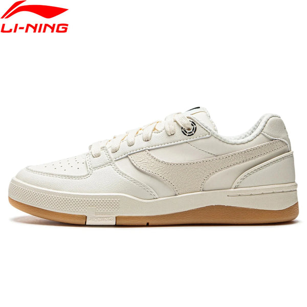 ស្បែកជើងស្គីតបែត Li-Ning សម្រាប់នារី MEDALIST 92S ស្បែកជើងកីឡាមានផាសុកភាព ខ្នើយពីរជាន់ ស្បែកជើងប៉ាតាលំហែកាយធម្មតា AEPU038