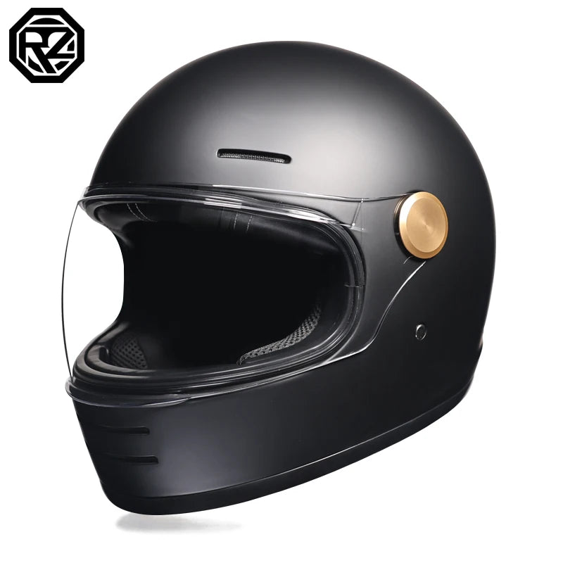ORZ Motorcycle Helmet DOT Certification Retro Full Face Off Road Helmet Cascos Para Motos Capacete Casco Moto