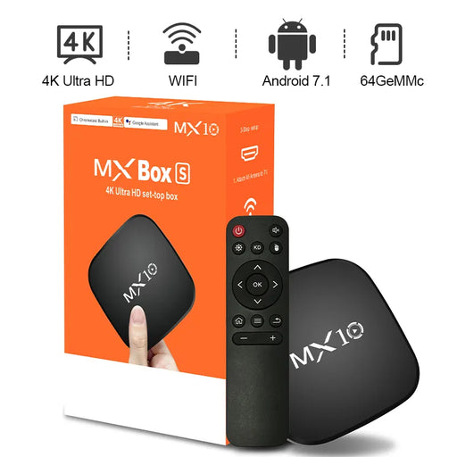 Transpeed Android 7.1 TV Box 2.4G Wifi Allwinner RK3228A 8gb Rom Youtube Media Player Mxq Pro 4k Set Top Smart TV Box EU US UK