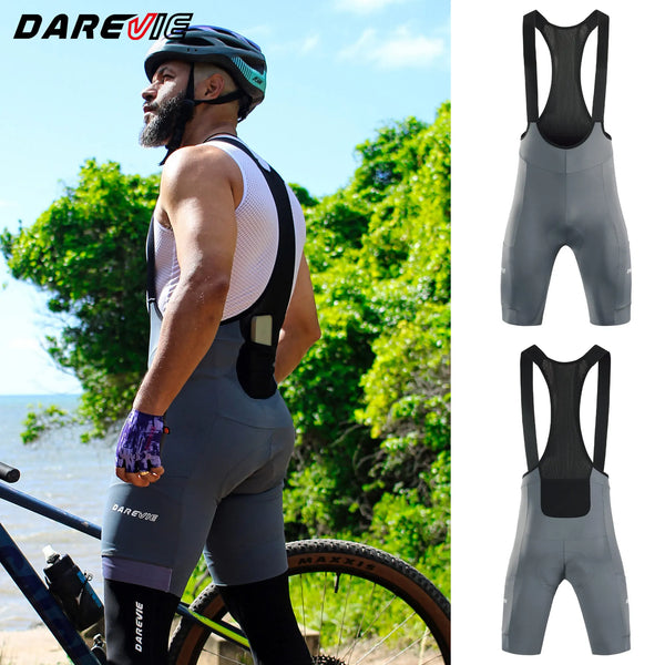 ខោខ្លីជិះកង់បុរស DAREVIE មានហោប៉ៅ ៣ មិនរអិល បន្ទះអេប៉ុងលាតសន្ធឹង ៤ ផ្លូវ ខោខ្លីបុរស ស្ងួតរហ័ស ខោខ្លីស្ត្រី ទន់រលោង
