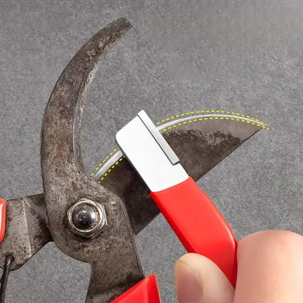 "Precision Edge" ឧបករណ៍សំលៀងកាំបិតផ្ទះបាយអាជីព - ថ្មសំលៀងសេរ៉ាមិចឌីយ៉ាម៉ង់ និងតង់ស្តែន សម្រាប់មុខកាំបិតគ្រប់ប្រភេទ រួមទាំងកន្ត្រៃសួនច្បារ