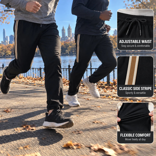 SBWL Men's High-Quality Outdoor Sports Pants for Cycling Climbing Hiking - Casual Autumn Winter Daily Simple Style