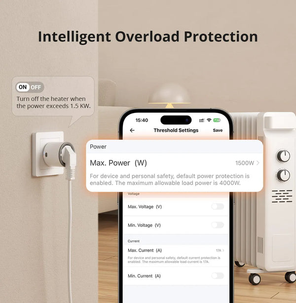 SONOFF S60ZB EU/UK iPlug Zigbee Smart Plug ZIgbee Router ការការពារការផ្ទុកលើសចំណុះឧបករណ៍ ការត្រួតពិនិត្យថាមពល ការគ្រប់គ្រងកម្មវិធីកំណត់ពេលវេលាតាមរយៈ Alexa