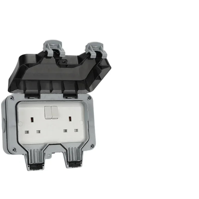 IP66 rainproof charging EU socket rainproof splashproof outdoor international universal power socket,South Africa 15A socket