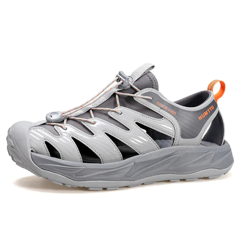 HUMTTO Summer Shoes for Men Breathable Mens Sandals Outdoor Hiking Water Beach Sandals Camping Fishing Climbing Man Sneakers