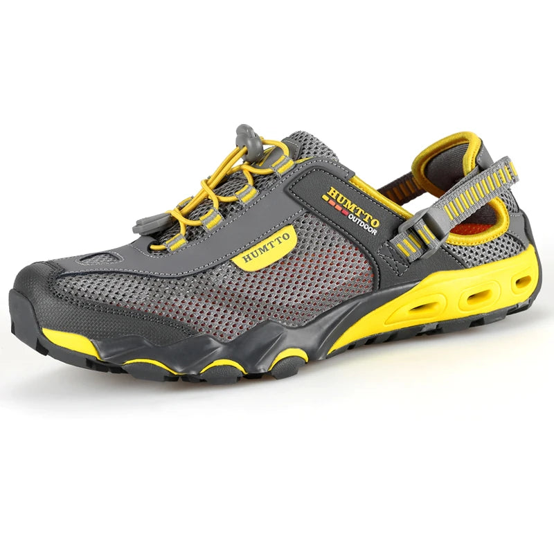 HUMTTO Hiking Shoes Breathable Summer Beach Water Sneakers Men 2022 Trekking Outdoor Casual Shoes Mens Sports Sandals for Man