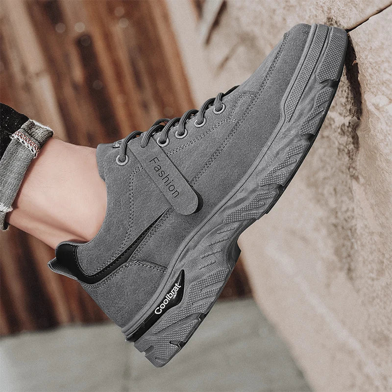 Men's Joker Work Shoes Four Seasons new Soft-sole Non-slip Comfortable casual Walking Shoes Outdoor youth Labor Protection Shoes