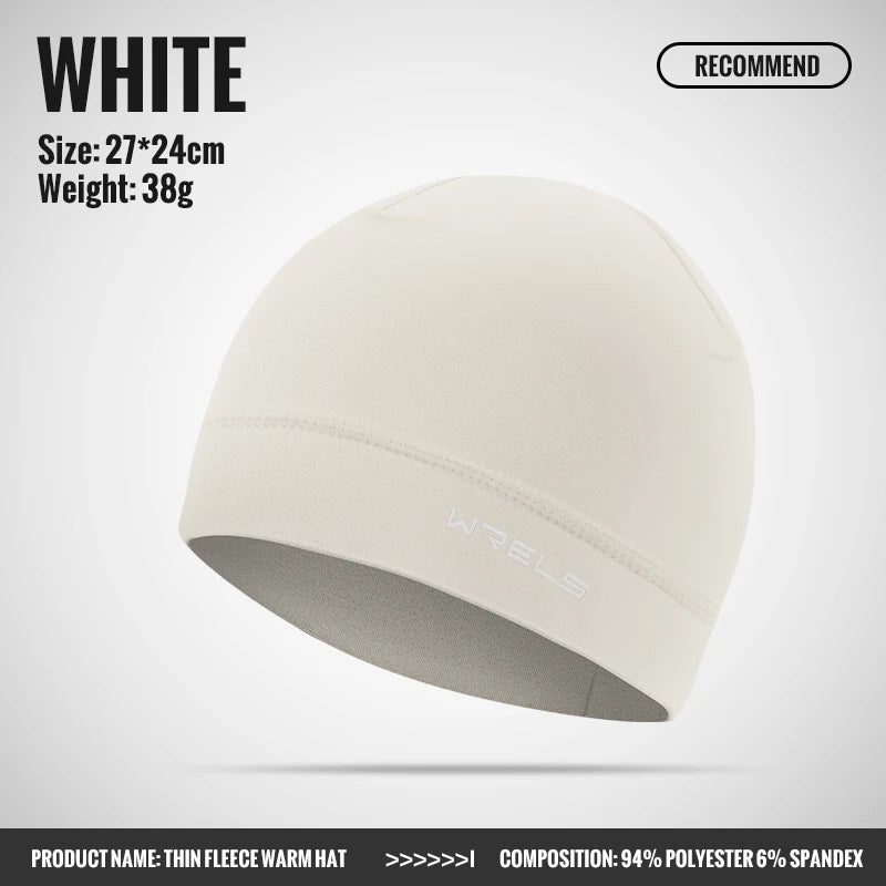 WRELS Winter Thermal Running Sports Hats for Men Soft Windproof Beanie Hat Hiking Cycling Snowboard Ski Warm Outdoor Sports Hat