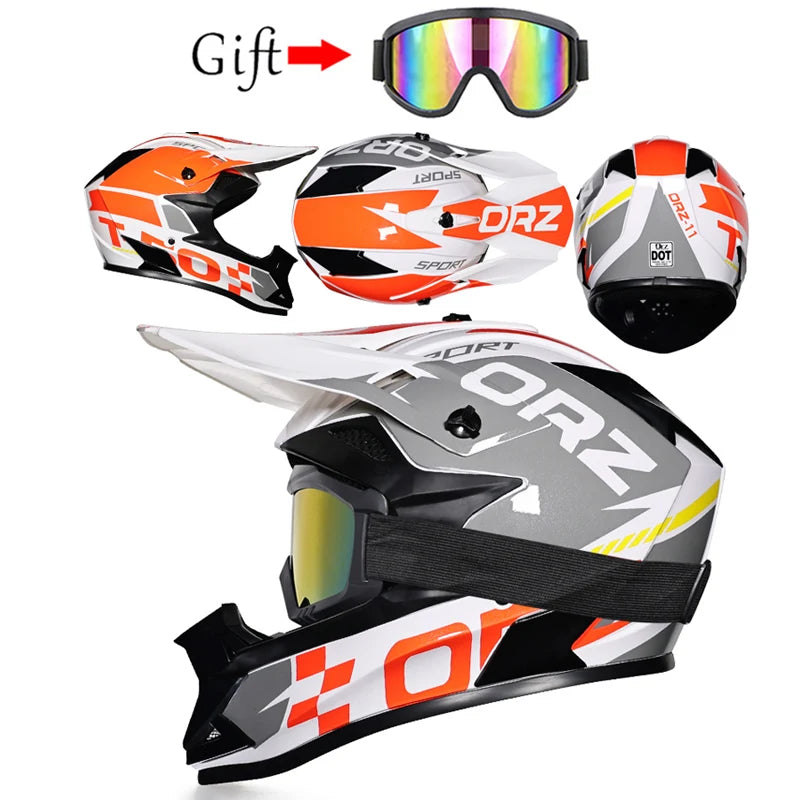 New Arrivals Motorcycle Helmet Motocross Cascos Para Moto Off Road Motocycle Abs Man&Woman Dot