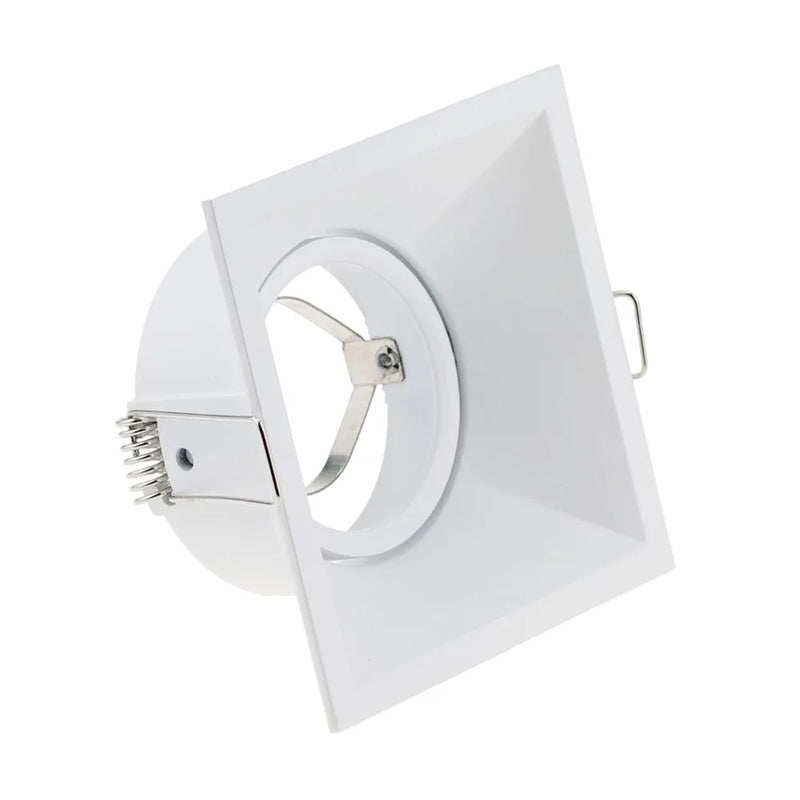 JOYINLED 1/10PCS Square Downlight LED Ceiling Fitting Indoor Spotlight Fixture GU10 MR16 Bulb Frame Recessed Downlight Fixtures