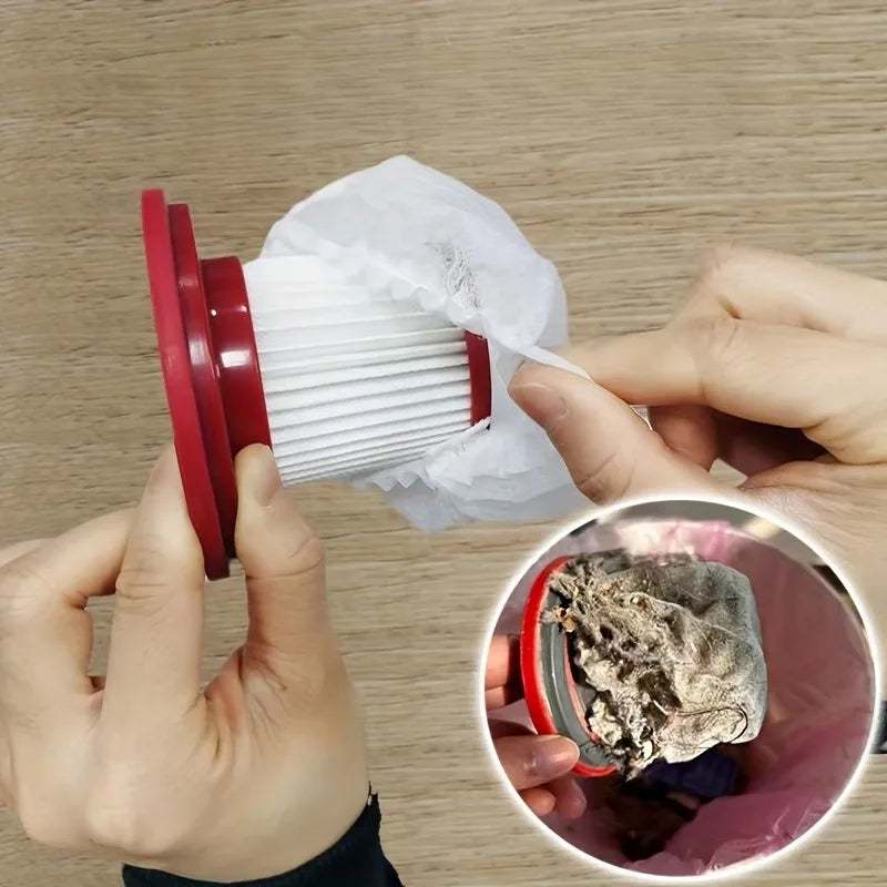 100pcs Disposable Filters Made from Premium Universal Non-Woven Fabric for Vertical Vacuum Cleaners Filter Cover Accessories