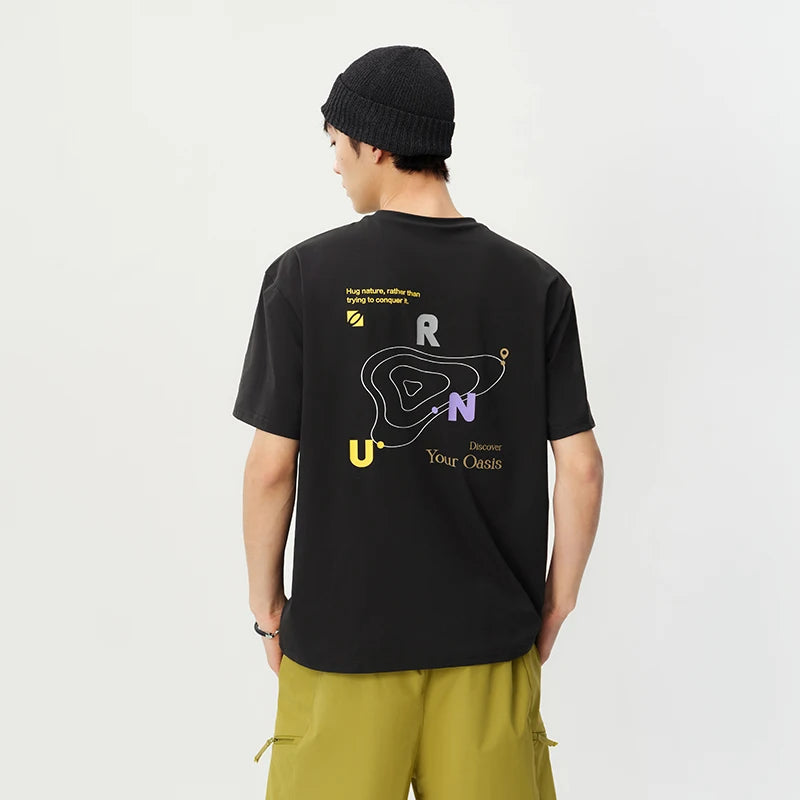 Semir Mens Tshirt 2026 Color Block Multi Printed Knitted Quick Dry UV Protection Couple Style