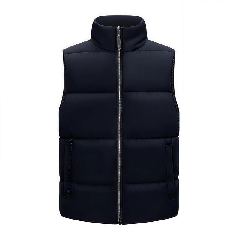 Autumn and Winter outdoor jackets Thickened down vest for warm couple unisex large-sized vest, fashionable and versatile vest