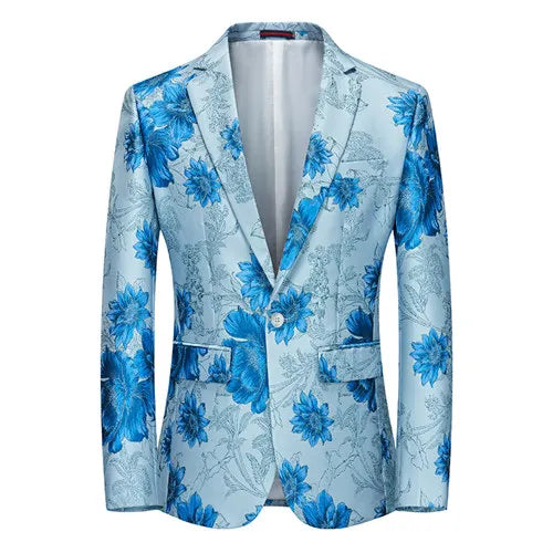 2026 New Men's Pink Embroidered Suit Jacket, Wedding Party Dress Coat, Fashionable Slim Male Blazers, Asian Size M-5XL 6XL