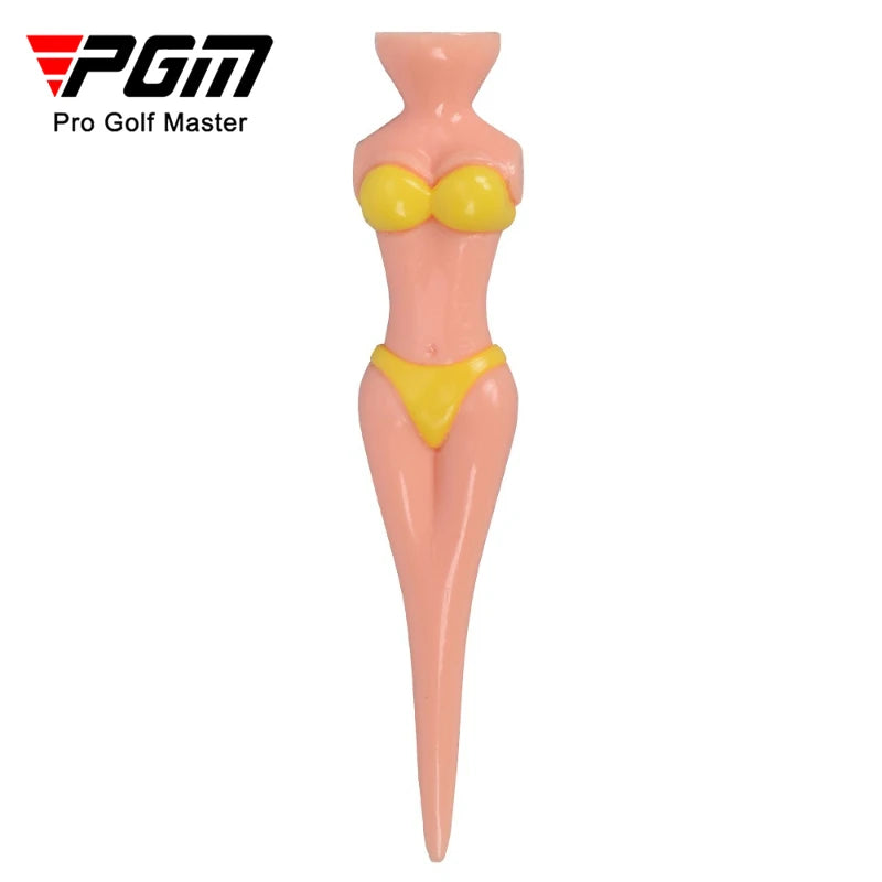 Golf Tees 10pcs Random Colors Plastics Beauty Bikini Model JI342