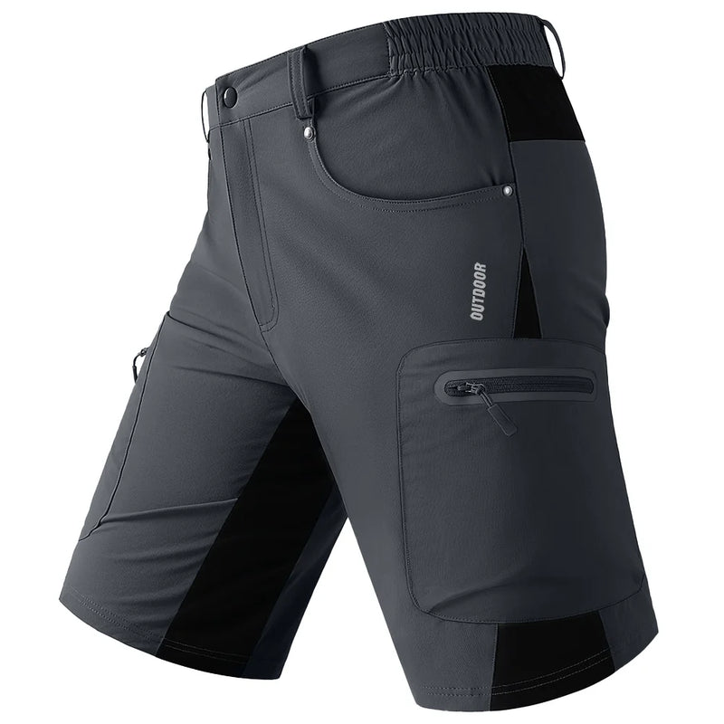 TACVASEN Quick Dry Cargo Shorts Mens Lightweight Work Cargo Shorts Multi Pockets Waterproof Outdoor Hiking Fishing Shorts Male