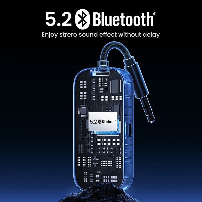 UGREEN Bluetooth Receiver Transmitter Adapter 2-in-1 Wireless Bluetooth 3.5mm Aux Audio Adapter for Flight, TV, Car, Treadmill