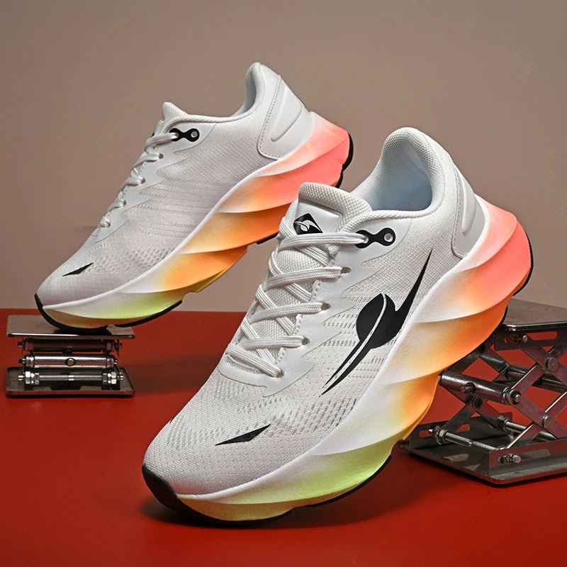 Mens Running Shoes 2025 New Mesh Breathable Lightweight Comfortable Fashion Sports Shoes Gym Running Training Sneakers Men