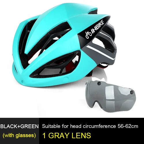 INBIKE Light Bicycle Helmet Safe Hat For Men Women Ultralight MTB Bike Helmet with Taillight Sport Riding Cycling Helmet IH19301