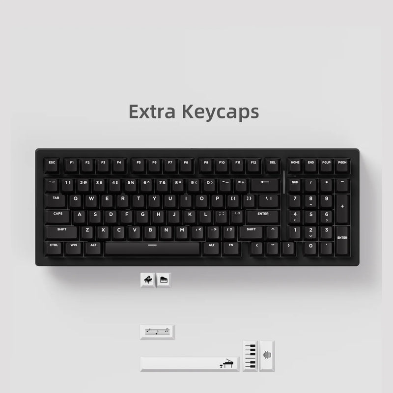MonsGeek M2 V5 VIA Mechanical Keyboard/Barebone Kit 1800 Compact Size Rapid Disassemble RGB Hot Swap Tri-mode Keyboard Aluminum