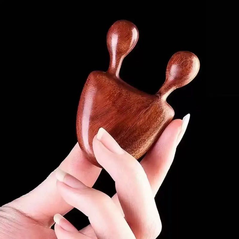 1pc Sandalwood Face Massager Nose & Face Massager - Eye Relief Tool Snail Facial Meridian Massage