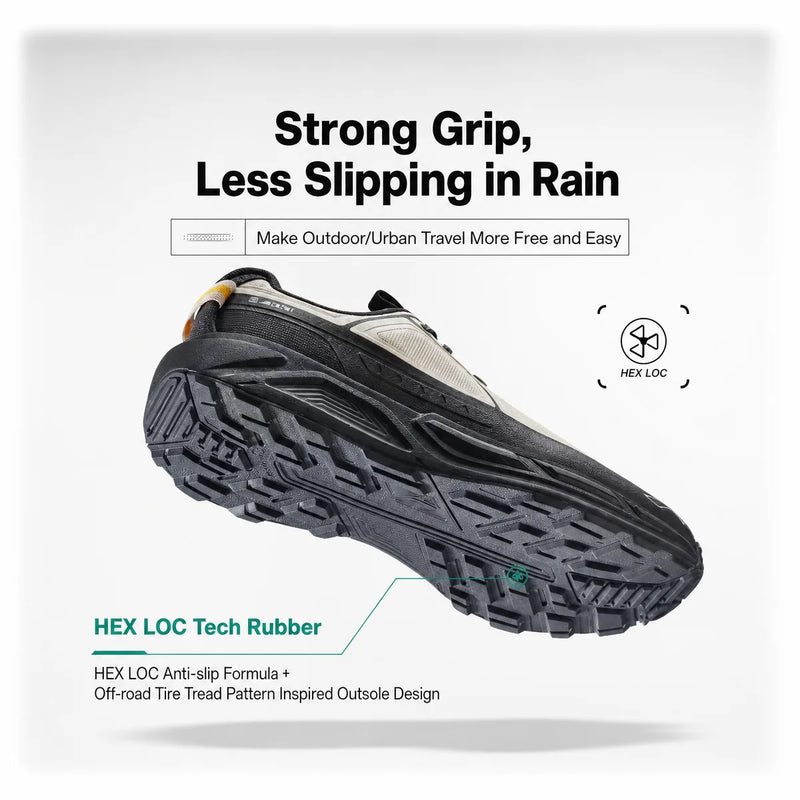 ស្បែកជើងឡើងភ្នំ Li-Ning Unisex AXJ STRIDE 2 ក្រៅផ្ទះ COOL SHELL មានខ្យល់ចេញចូលបានល្អ មានទ្រនាប់ជើង Rebound LiNing Walking Sneakers AHTW007