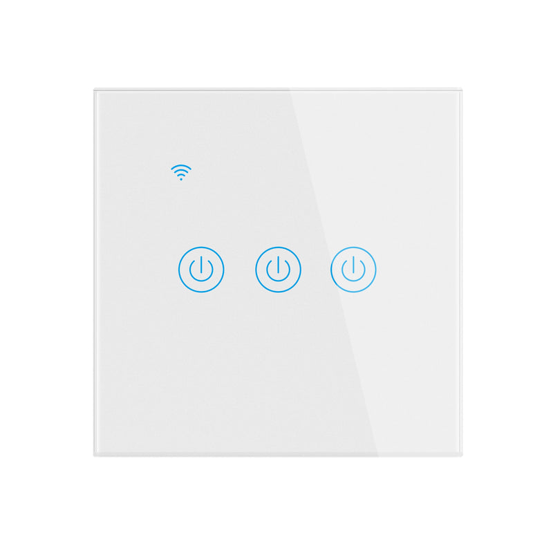 Universal Smart Tuya Switch EU Standard 86 Touch Light Switch WiFi Phone Remote Control Compatible with Alexa & Google Home