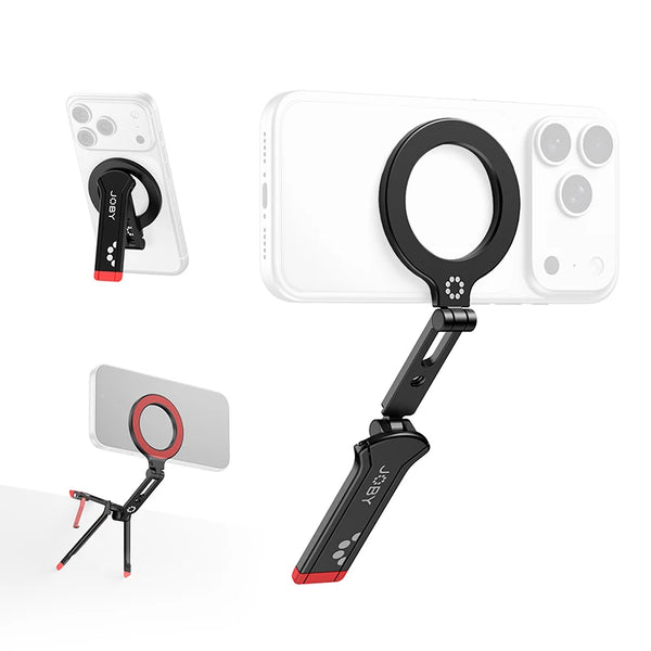 ជើងកាមេរ៉ាម៉ាញេទិក JOBY NanoPod Mini NP01 សម្រាប់ទូរស័ព្ទ Iphone 17 16 15 ជាមួយវីស 1/4" ជើងកាមេរ៉ា Mantis សម្រាប់ថតវីដេអូ Vlog ក្រៅផ្ទះ