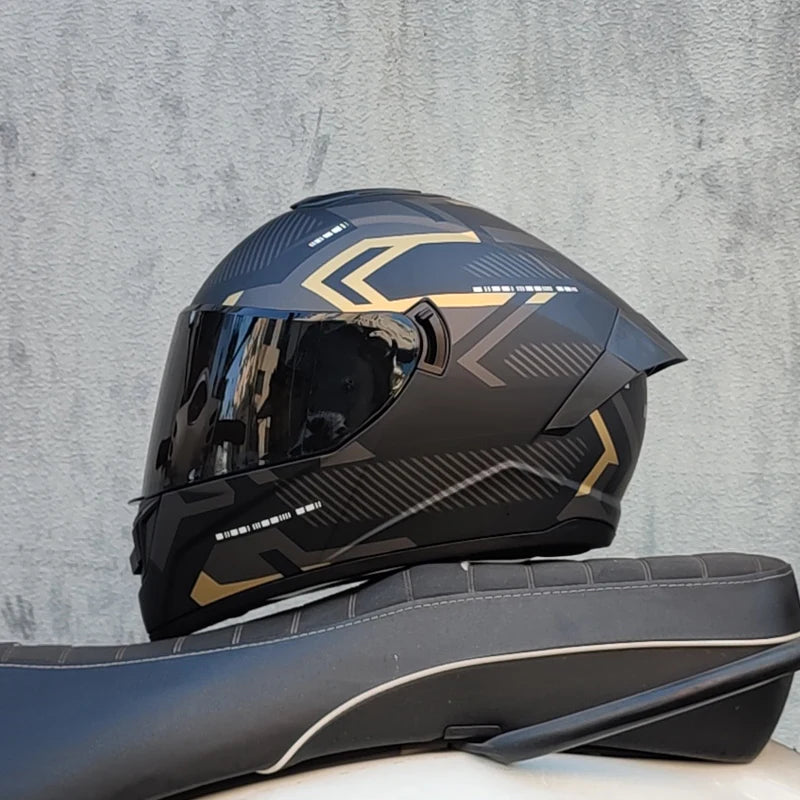 DOT approved motorcycle helmet racing full face helmet capacete double lens locomotive off-road helmet cascos para moto