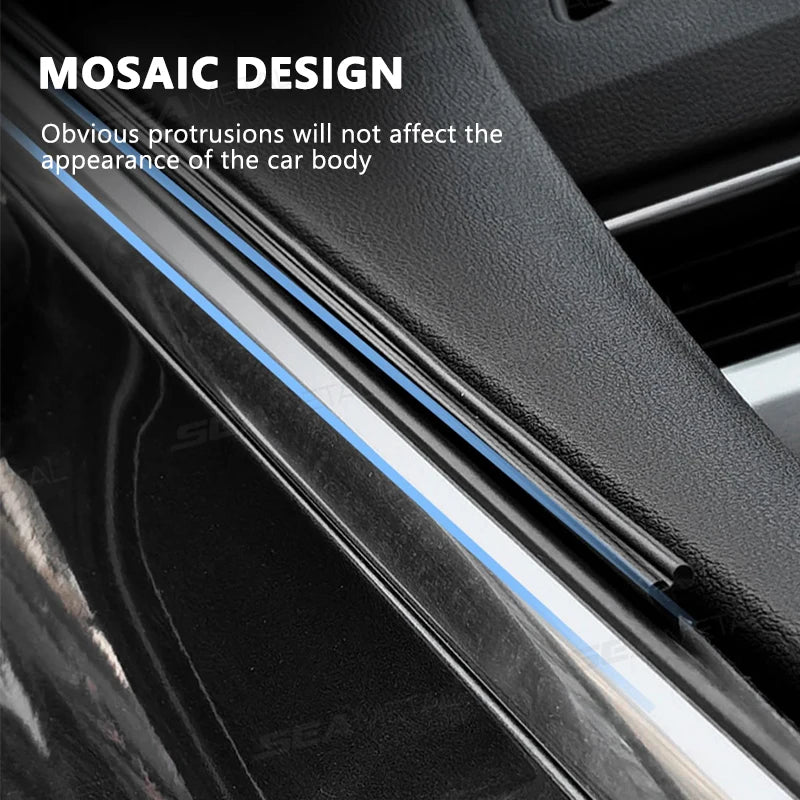 SEAMETAL Universal Car Side Window Wiper Accessories Window Cleaning Tool For Car Water Mist Removal Wipers Blade
